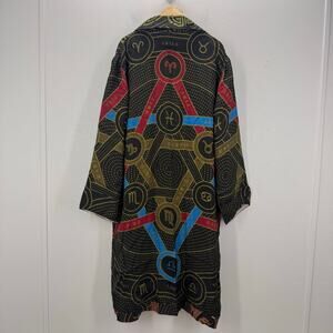 NWT Darrin Ebron Celestial Alchemy Kimono Robe 100% Cupro Lightweight Size XXL